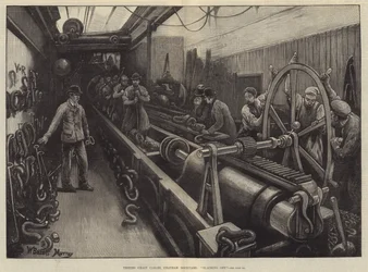 Testen von Kettenkabeln, Chatham Dockyard, Lockerung